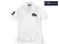 polo tee shirt sleeve short 2013 polo t shirt hommes femmes deux mark three char noir blanc